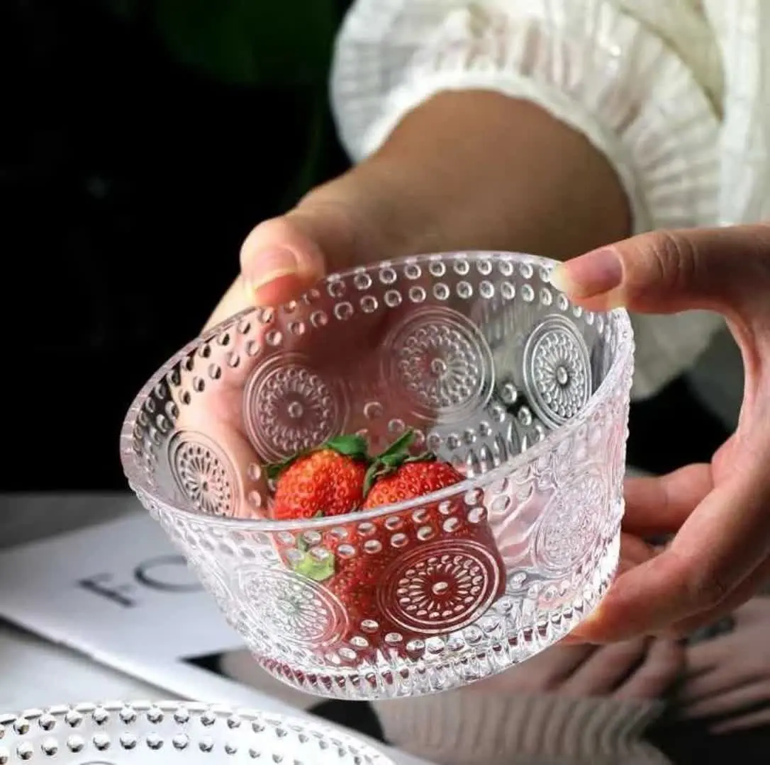 کاسه بلور طرح زارا 
