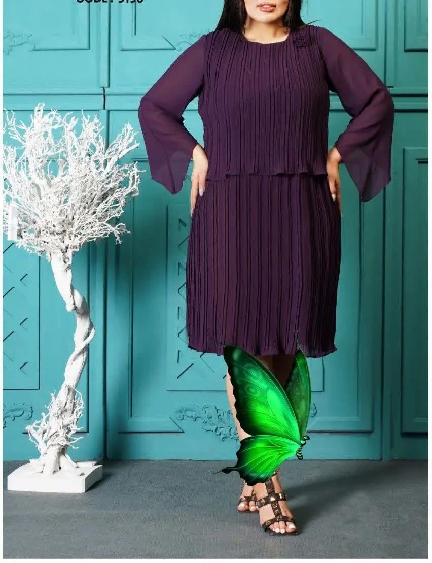 پیراهن مجلسی سایز بزرگ #۹۱۹۵
