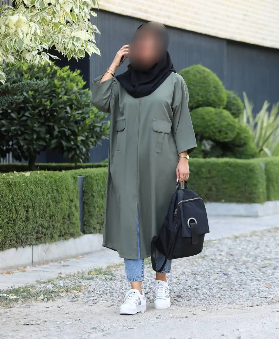 🪡 مدل: مانتو دانشجویی #پرنیان 
