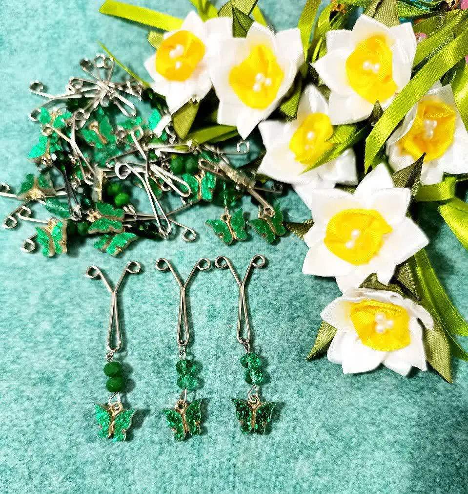گیره روسری پروانه مناسب نوج...