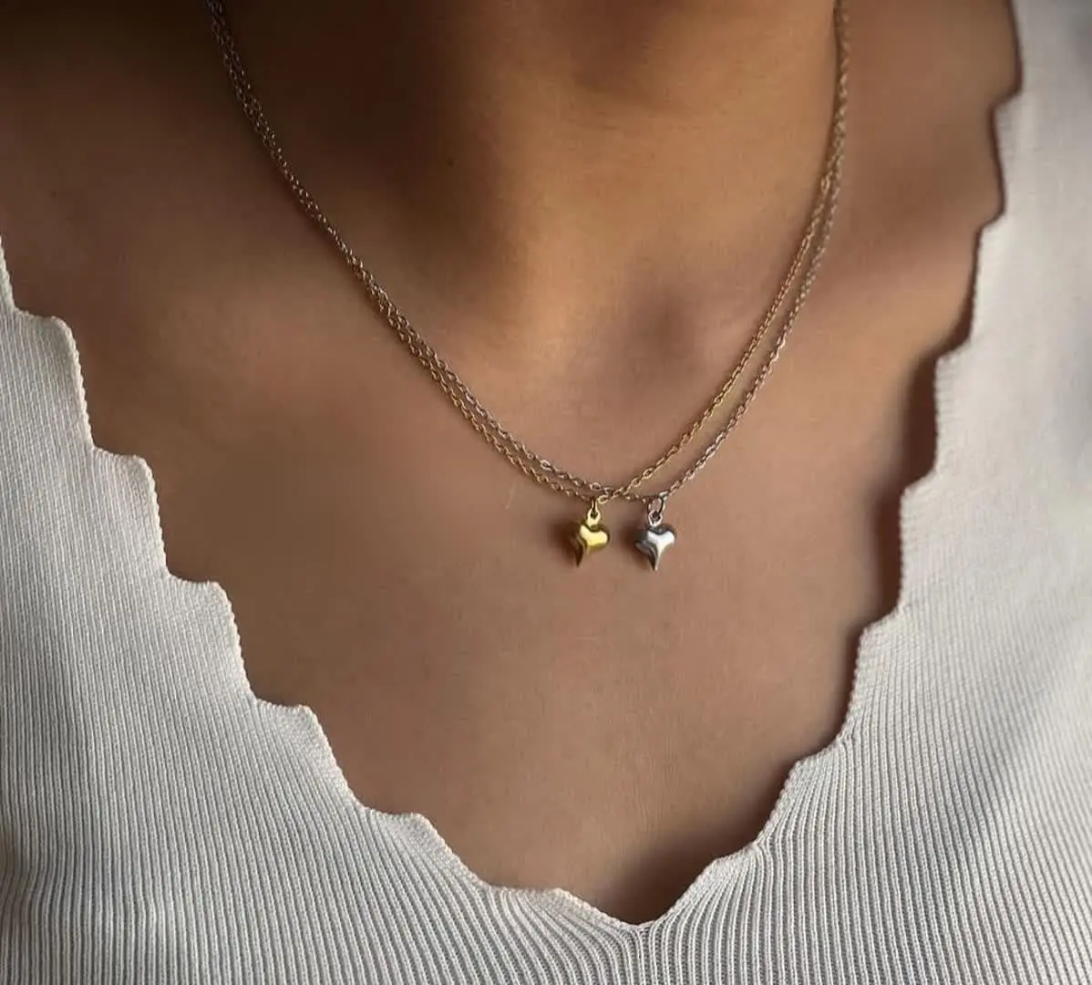 💍گردنبند قلب مینیمال 🤗