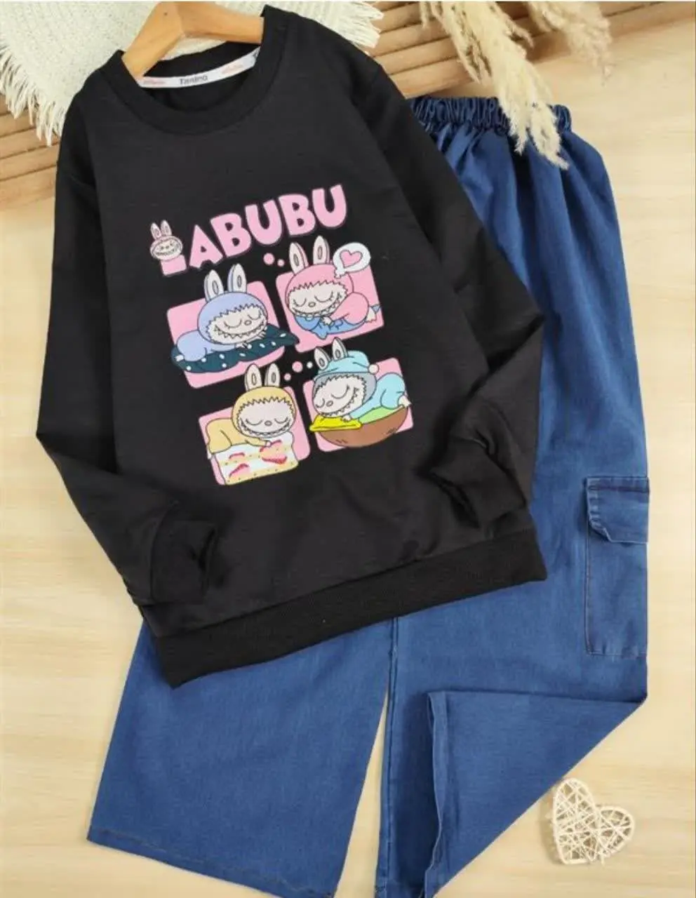 بلوز شلوار کارگو لبوبو ۹