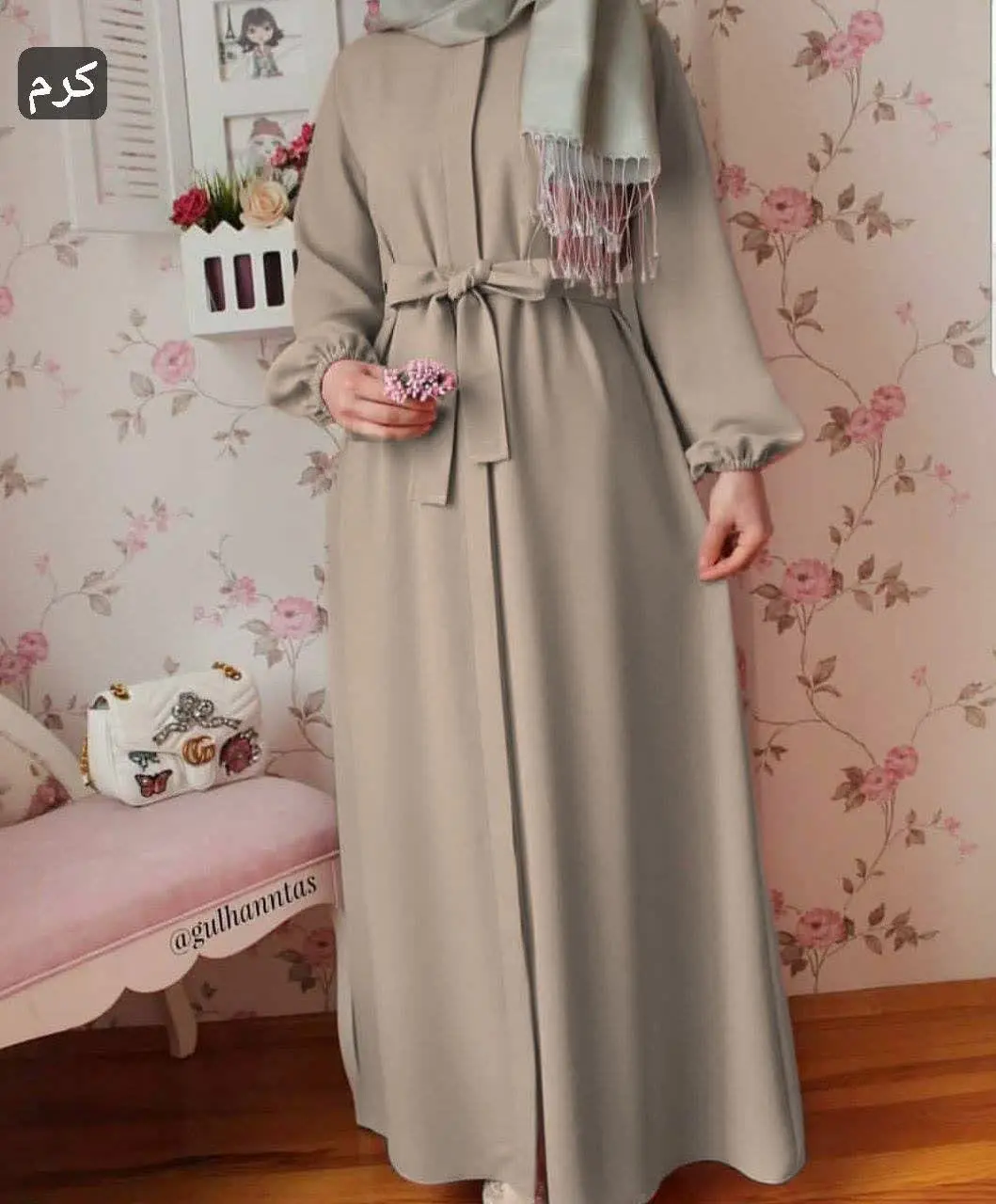 نام: ماکسی مانتویی ساغر ثریا
