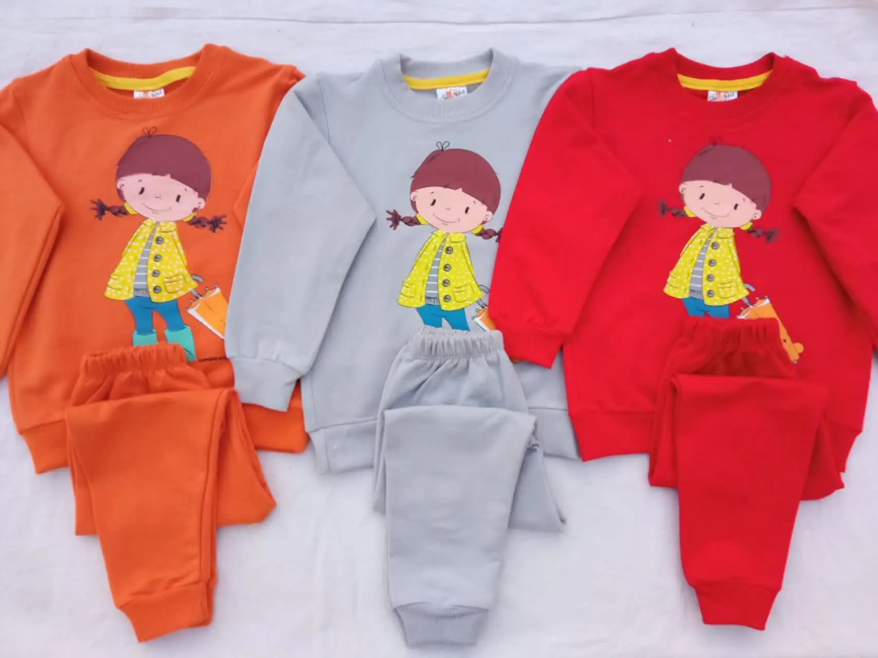 بلوز شلوار دخترانه چترخرسی☂️🐻
