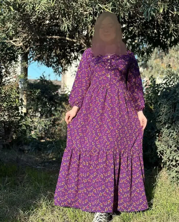 پیراهن پفکی طرح ایدا ۶۰۸۵
