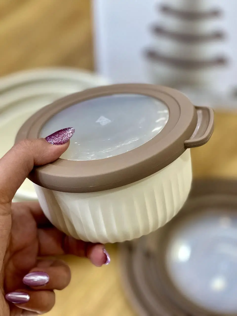 ظرف غذا چهار سایز kumsal
