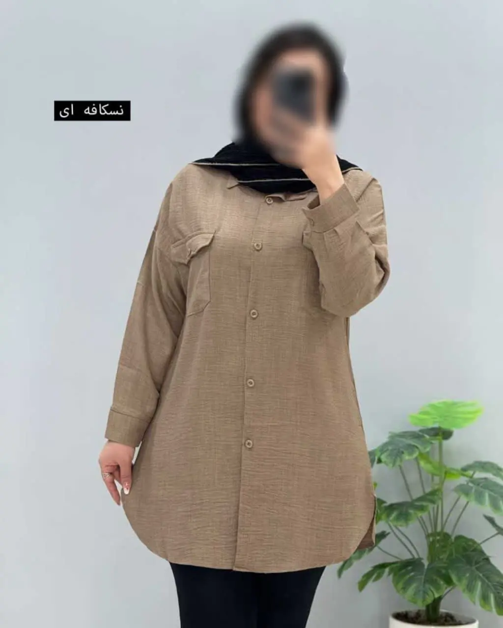 شومیز مانتویی ژاکلین 
