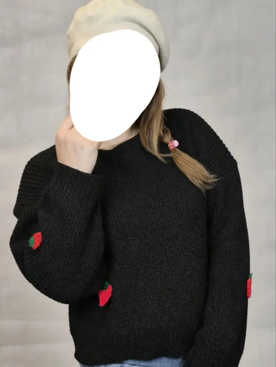 🍓نام: کراپ بافت توت فرنگی