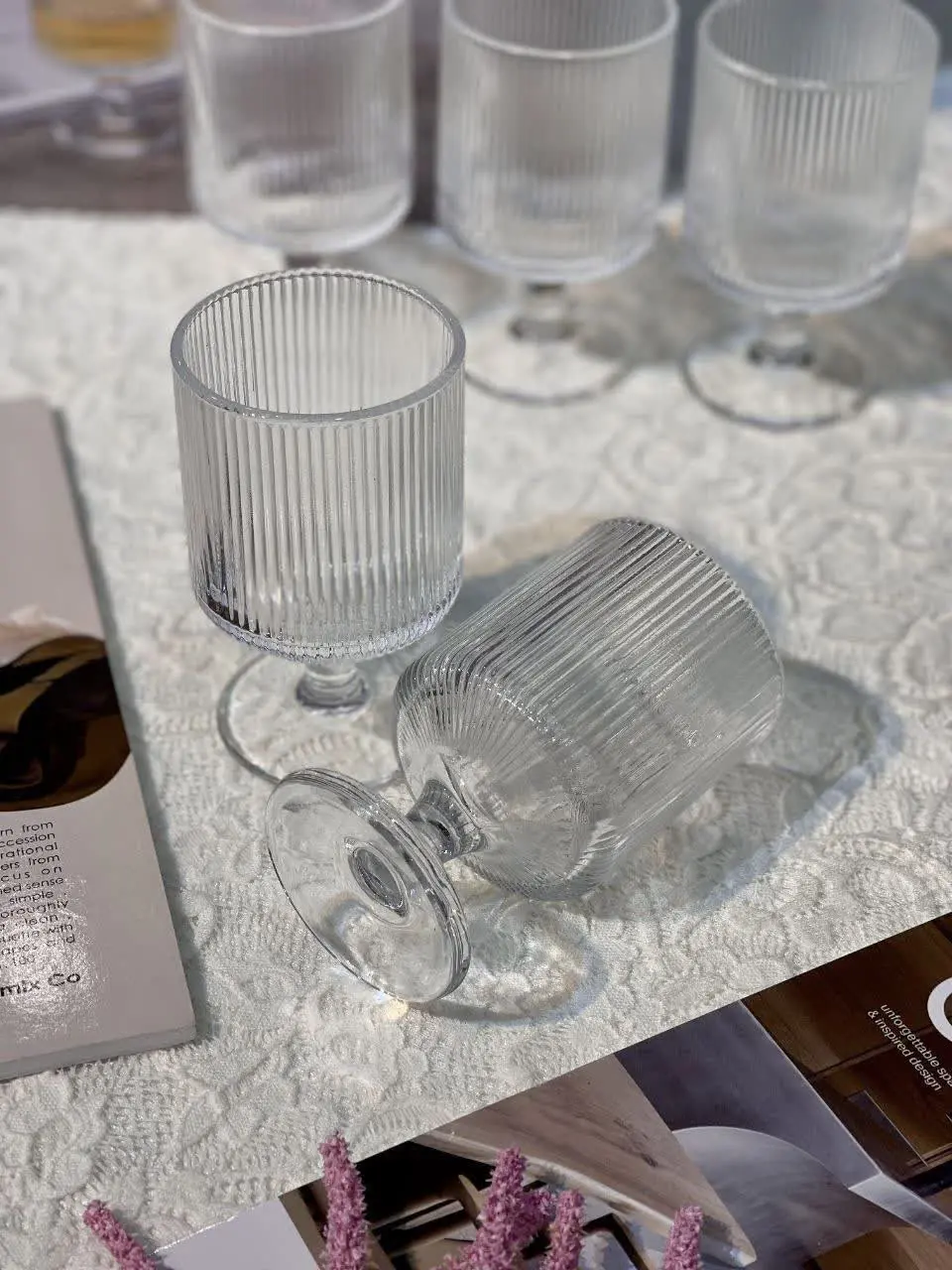 دسرخوری پایه دار شیاردار
