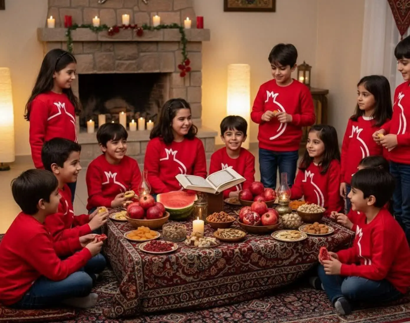 بلوز تک یلدایی طرح انار انار