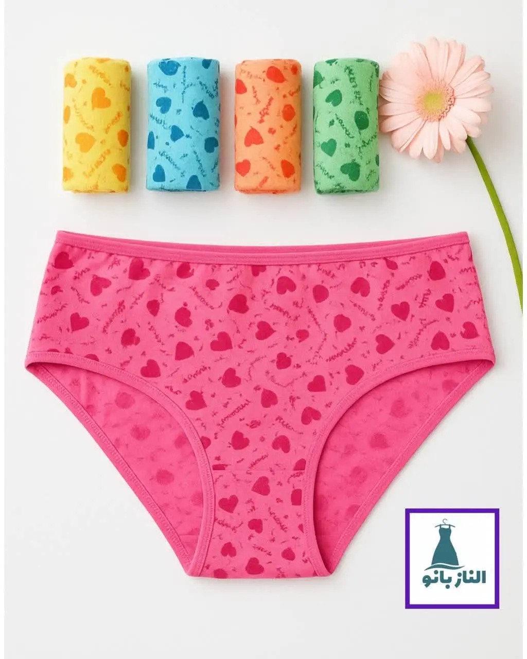 در پک ۶ عددی رنگ (صورتی بنف...