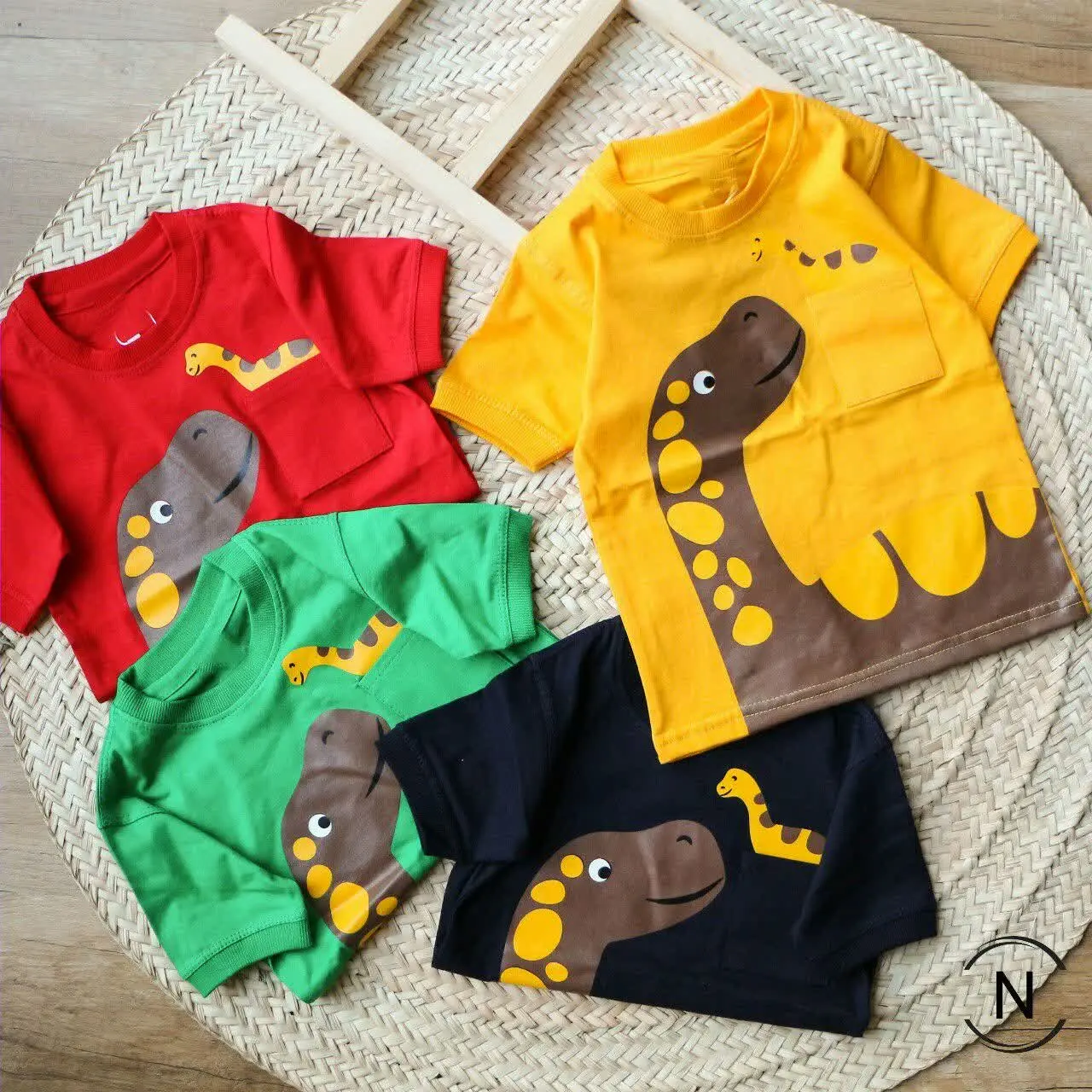 #تیشرت تک پنبه پسرانه دایناسور
