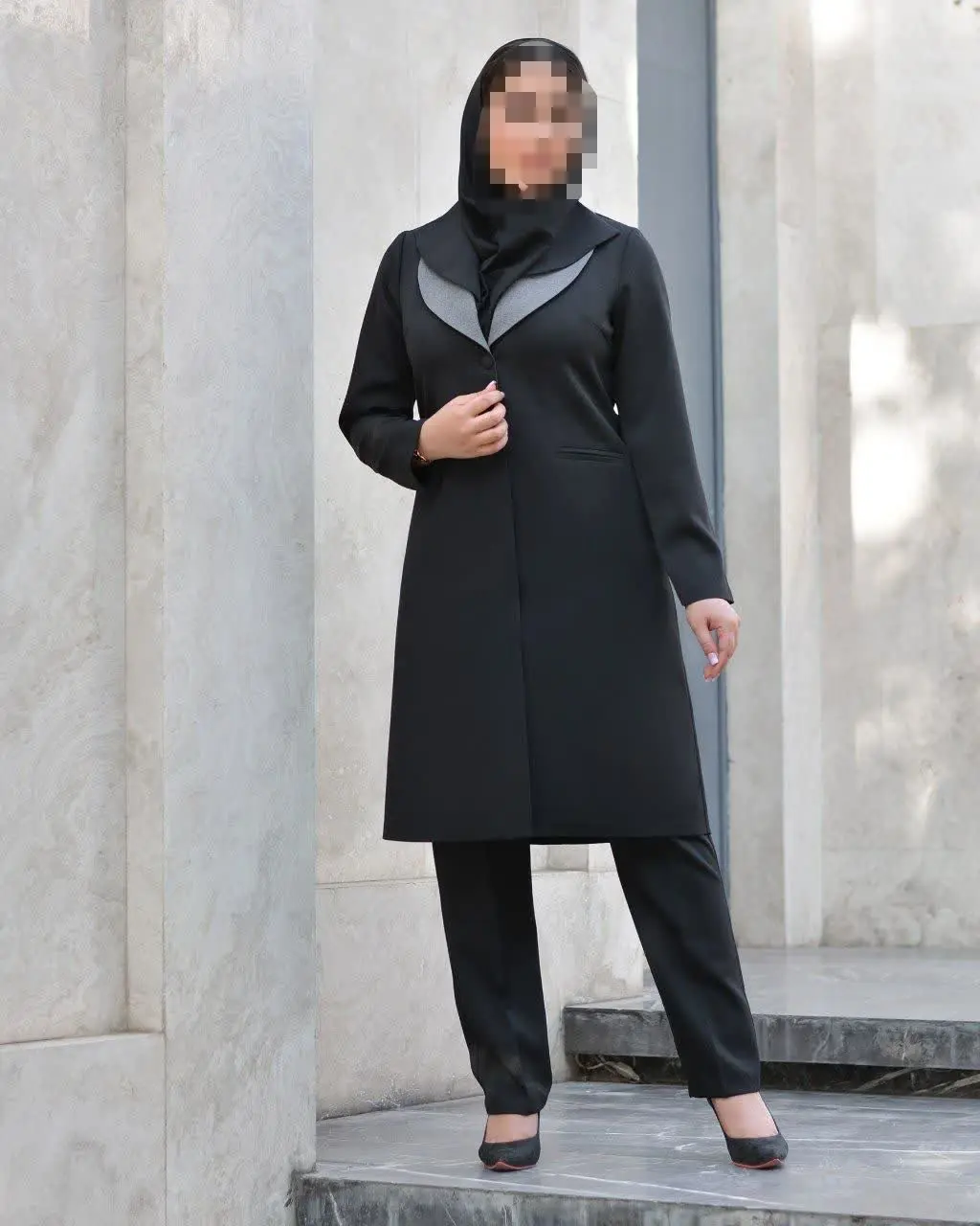 ☔️نام: مانتو شلوار اداری تیسا
