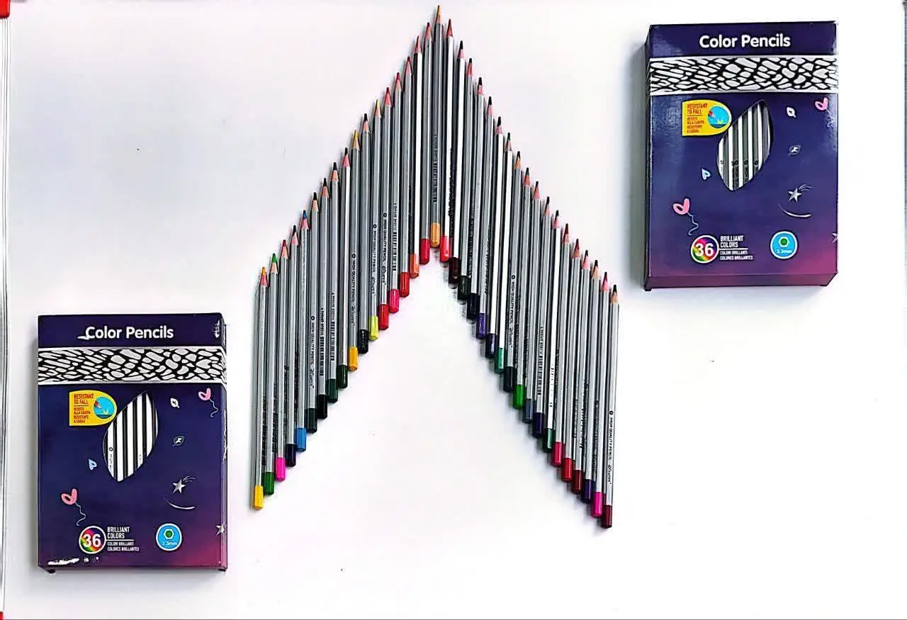 مداد رنگی ۳۶ مقوایی دیشتر DISHTER با کیفیت عالی و تضمینی
