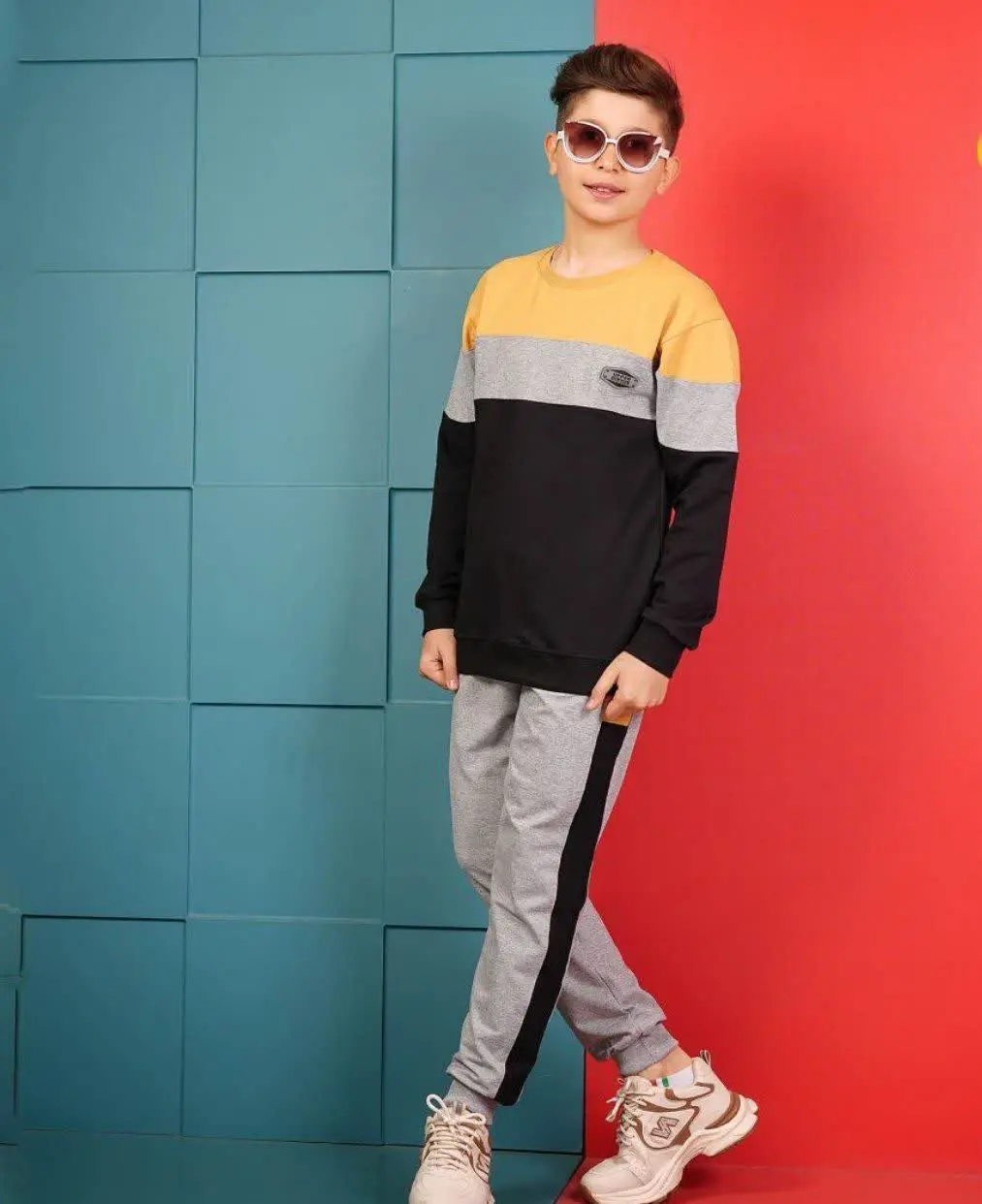 🔥بلوز شلوار نوجوانه پسرانه🔥
