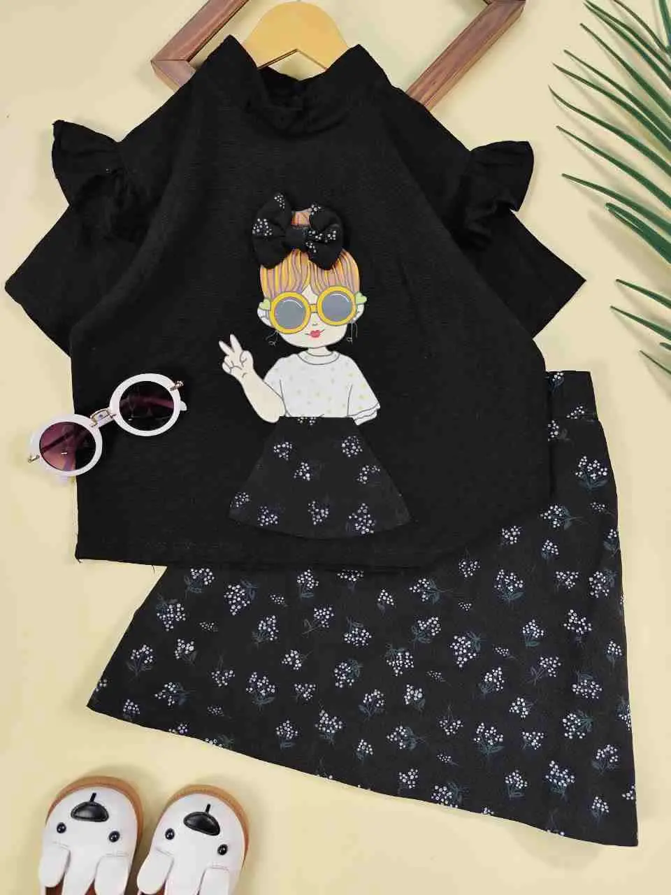 شومیز دامن گلدار سوگند 
