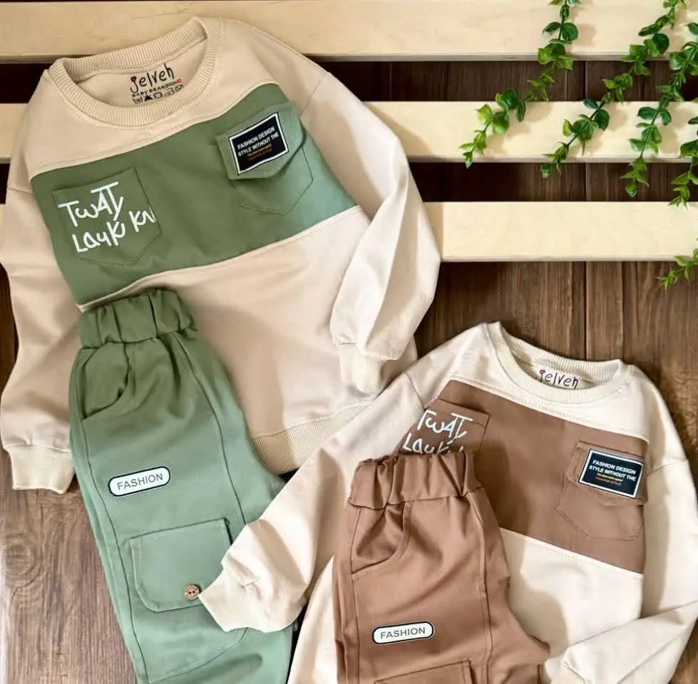 بلوز شلوار اسپرت جیبدار