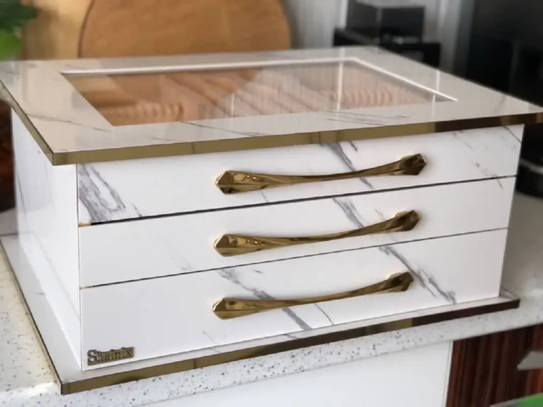 کنسول رومیزی مرمری 
