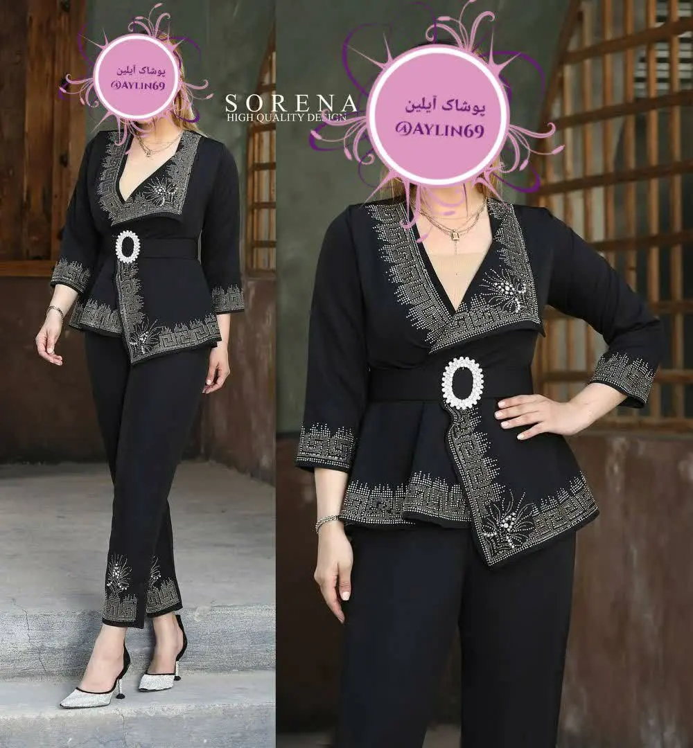 نام: شومیز شلوار شرمین🌸ارسال ۱۲ روز کاری و رایگان✅
