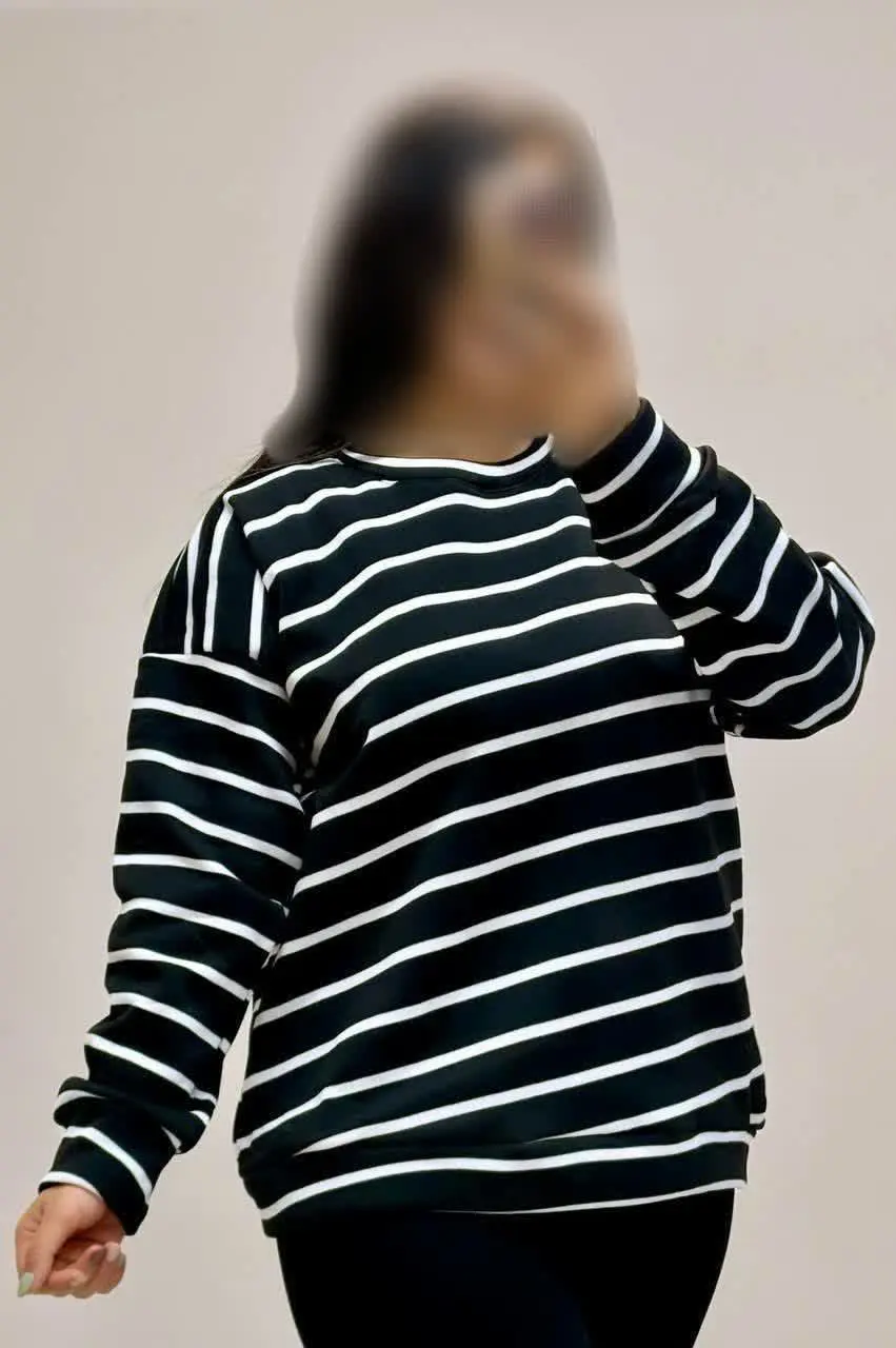 بلوز راه راه قواره دار
