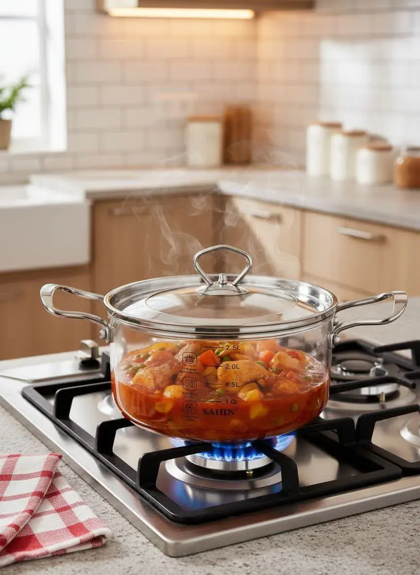 قابلمه پیرکس شعله مستقیم Eva