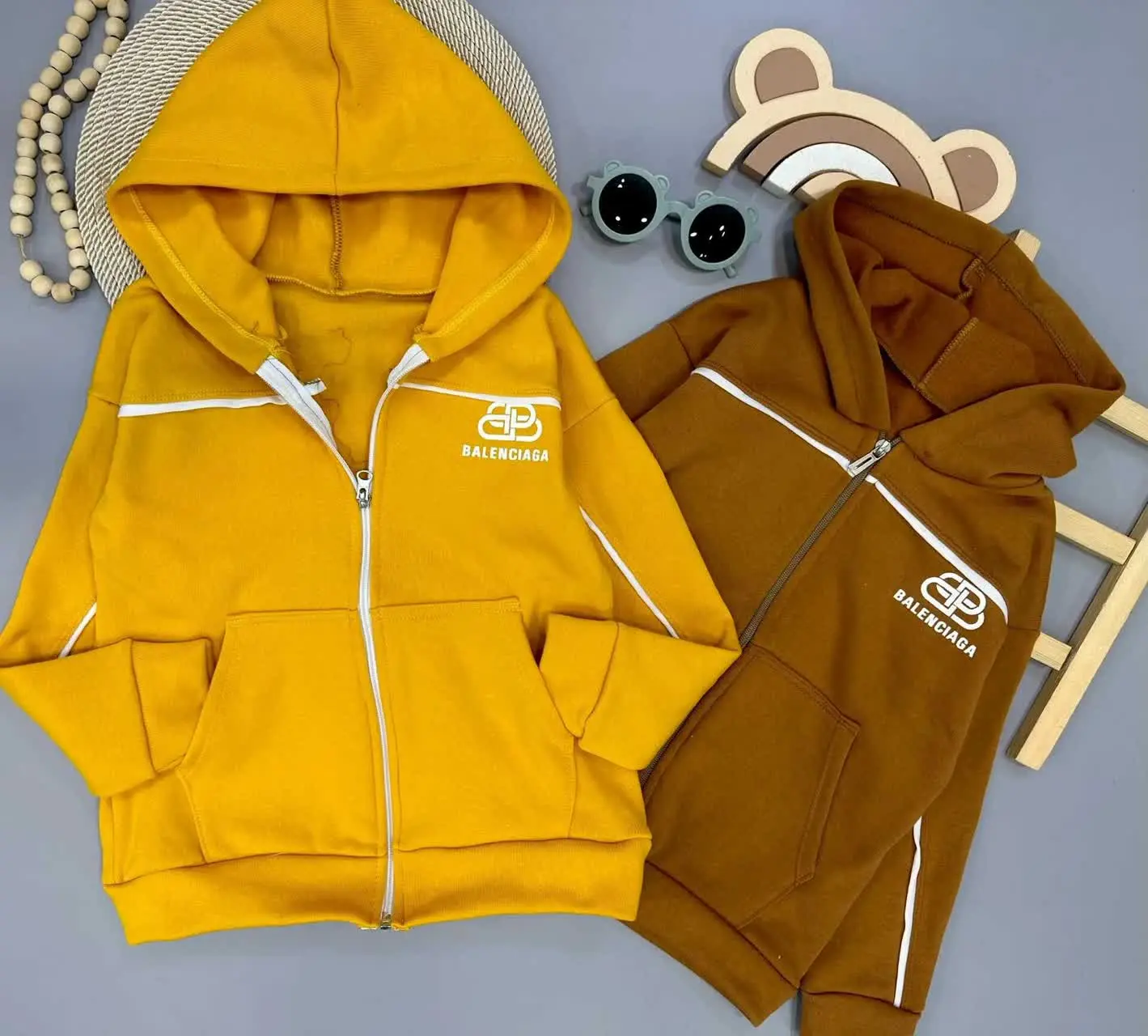 👫سویشرت تک اسپرت جلو زیپی ب...