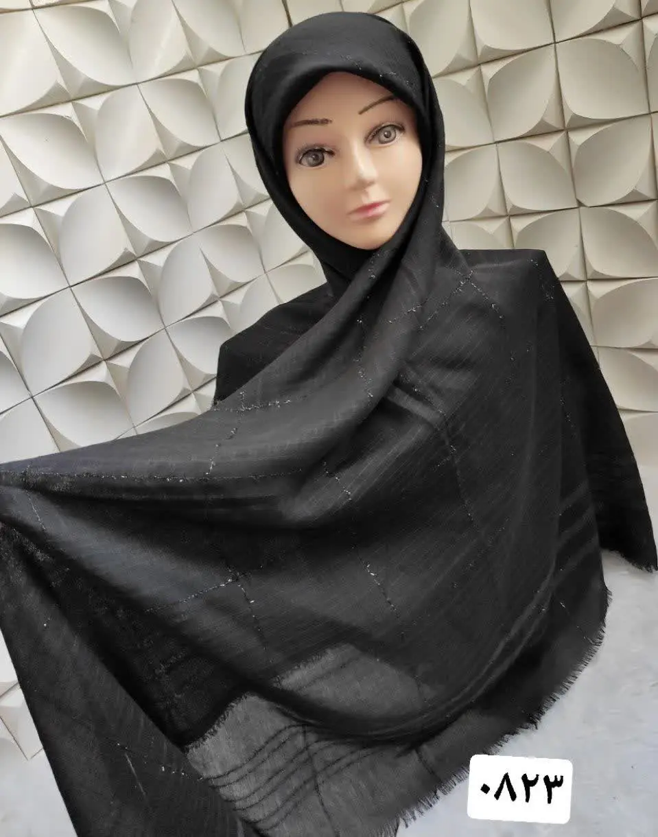 روسری نخی لمه دارچهارخونه🌸 
