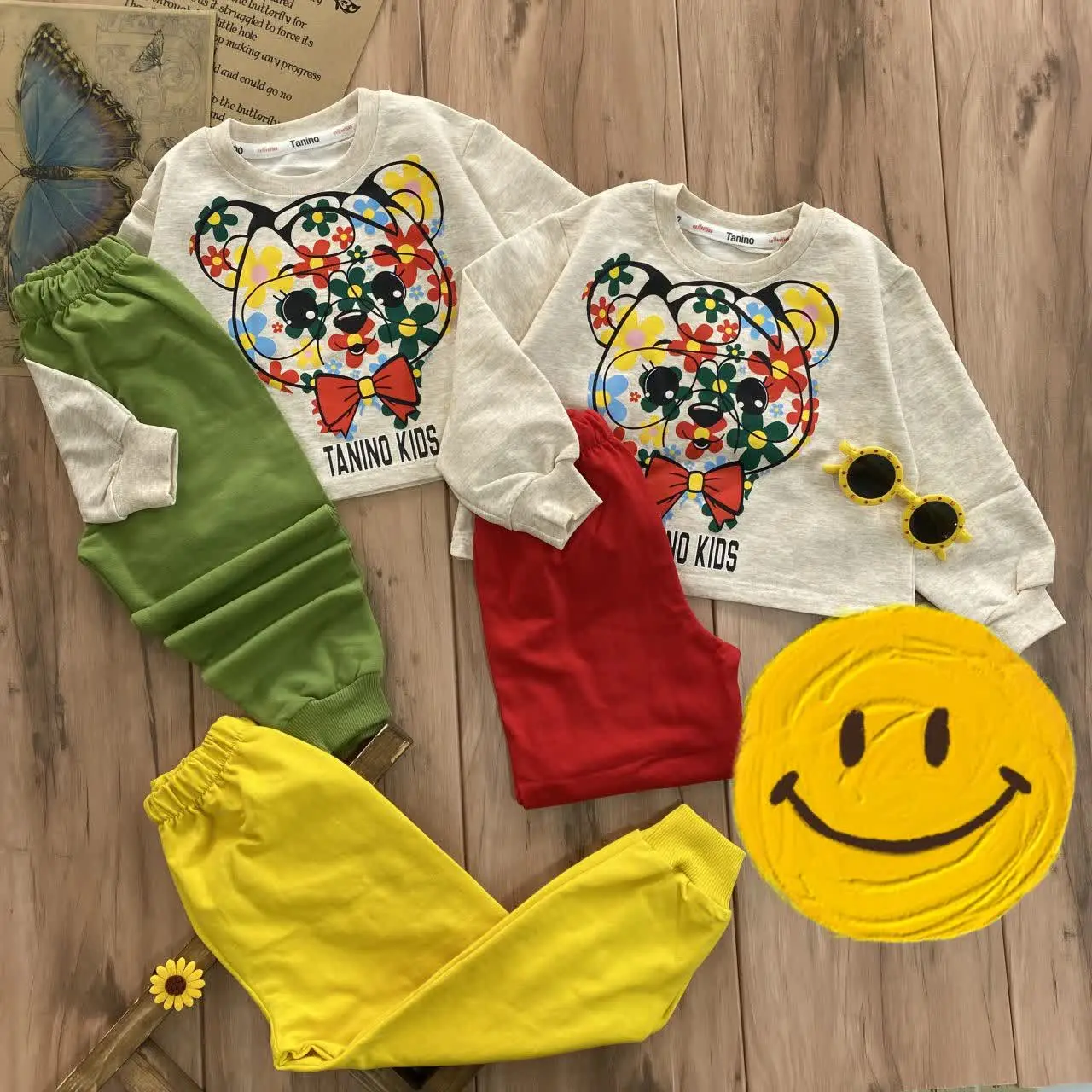 کراپ و شلوار کل‌گلی🌸
