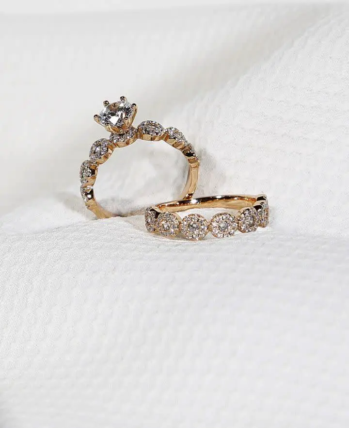 انگشتر نگین دار کوبیک زیرکنیا 
