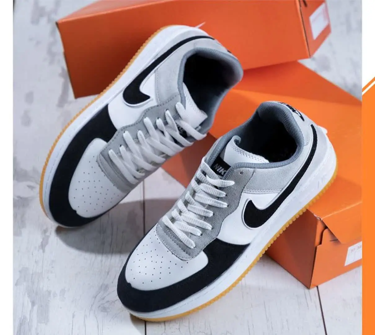  🏆کفش مردانه AirForce_Cream مدل ۳۱۸۲ 
