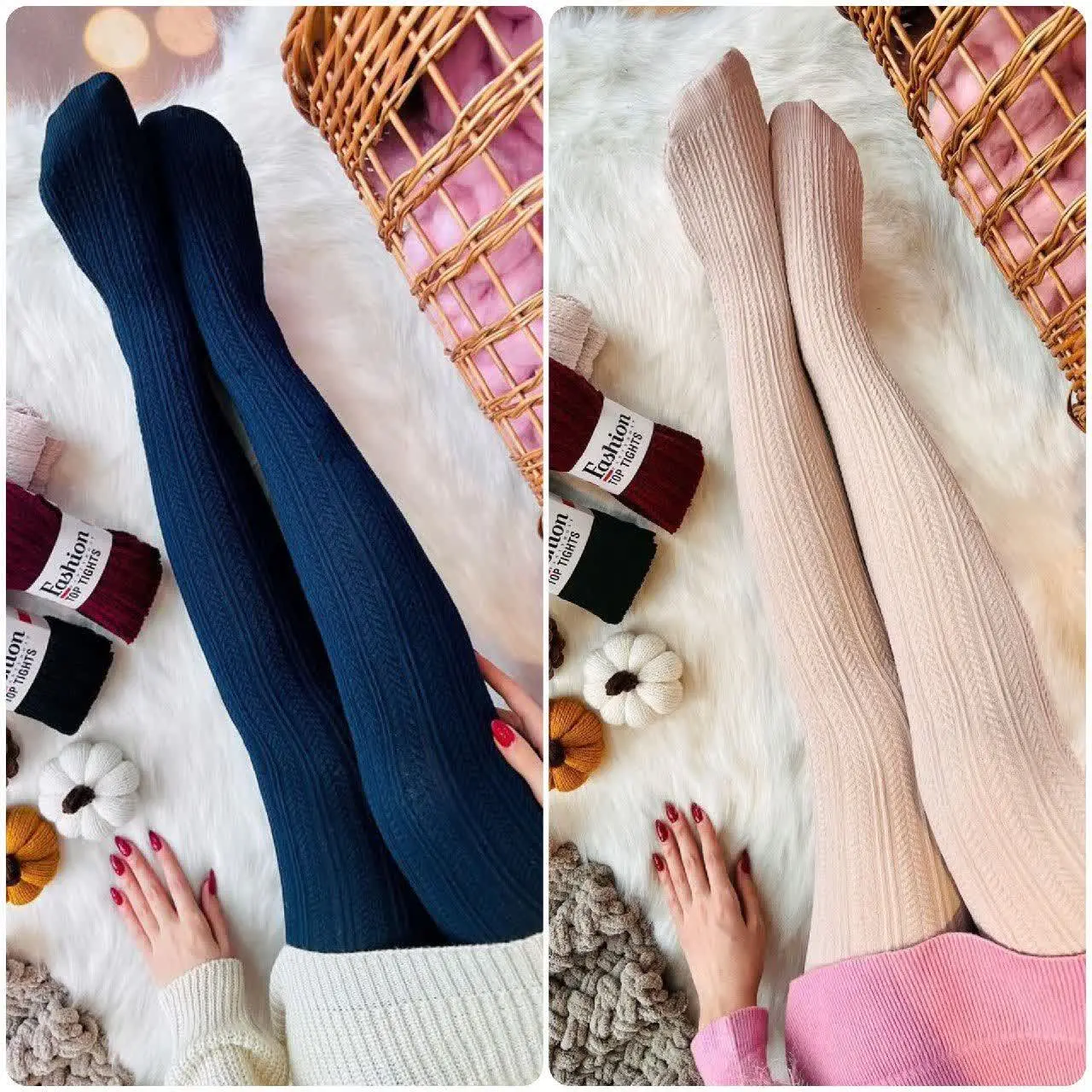 🍁 نام: جوراب شلواری گندمی
