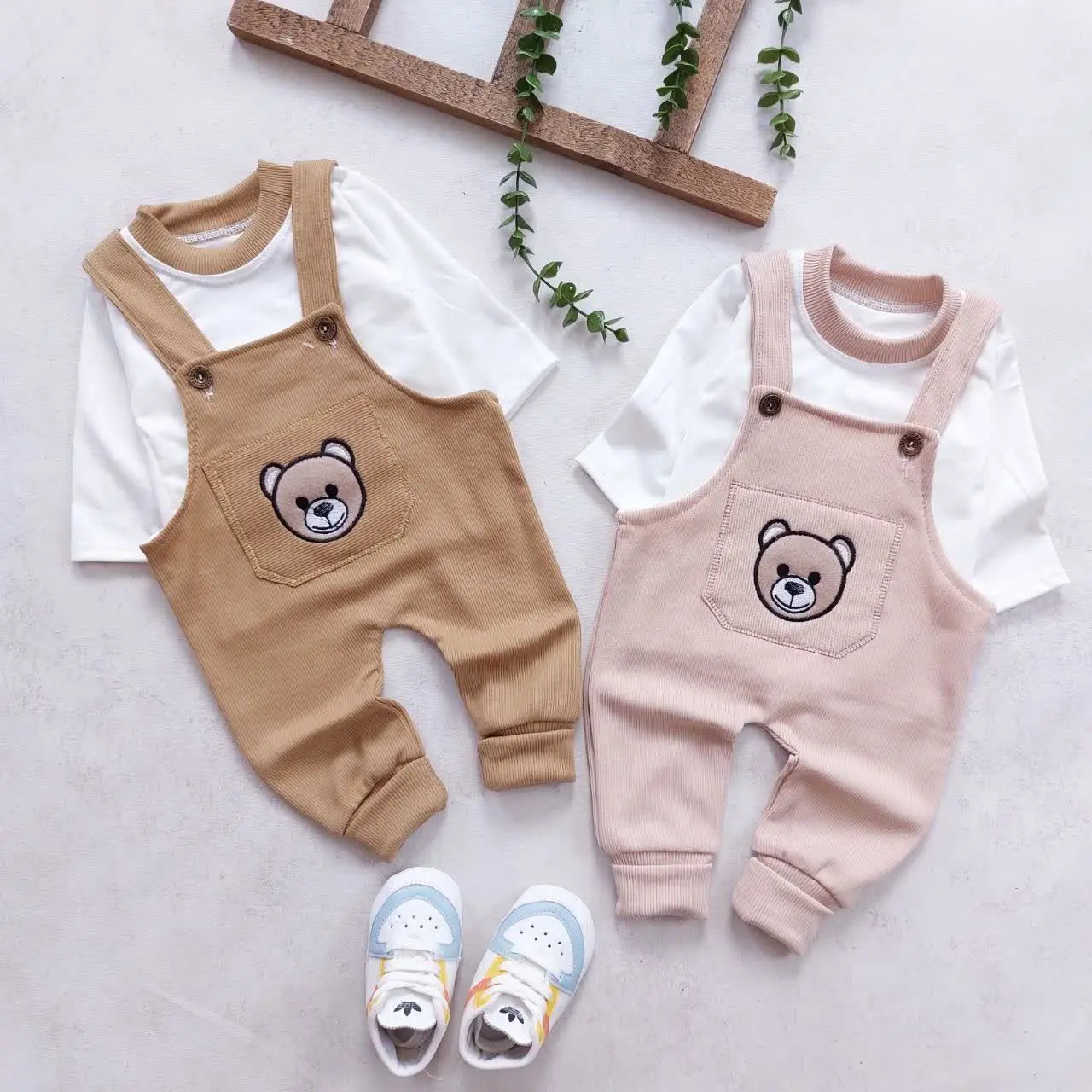 دوتیکه پیشبندی کبریتی جلوجیب خرس
