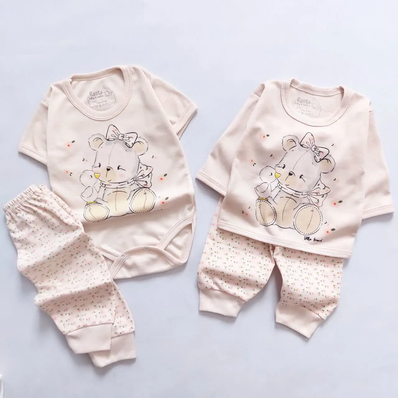 ست جذاب نوزادی خرس و اردک 😍
