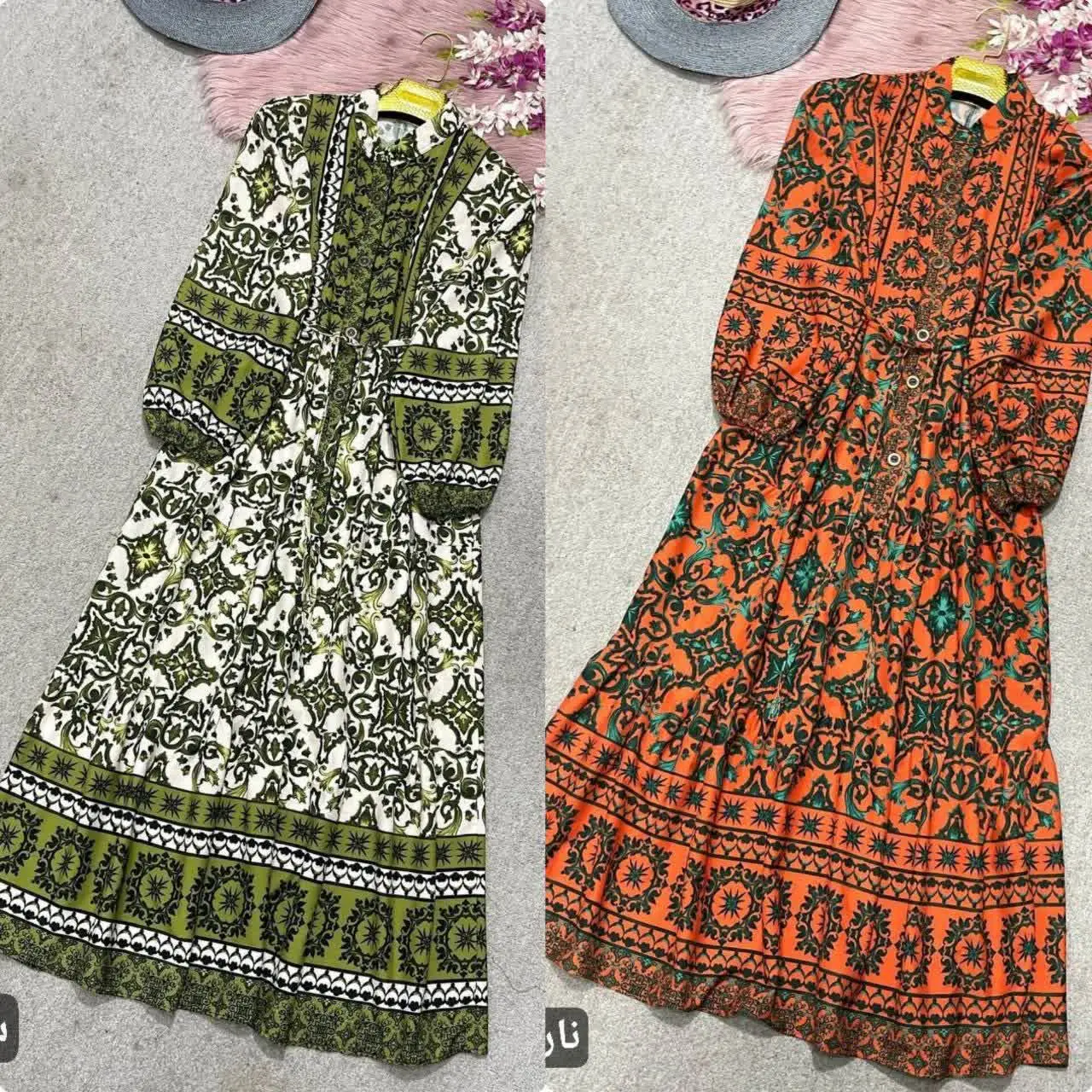 🛍نام: پیراهن ساحلی قواره دار🍃