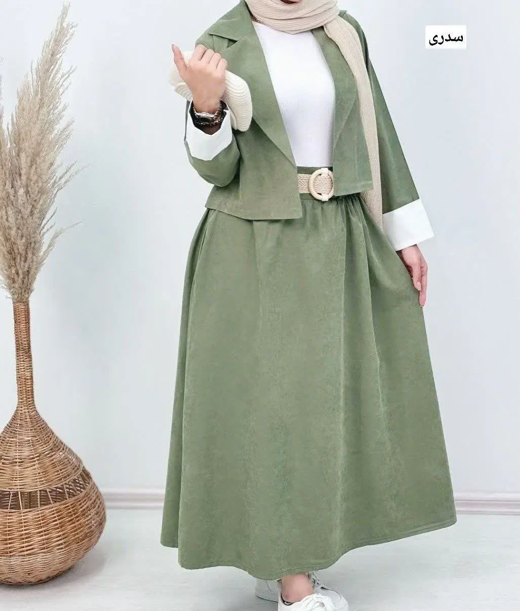 🦋نام محصول: کت دامن شوکا 💖
