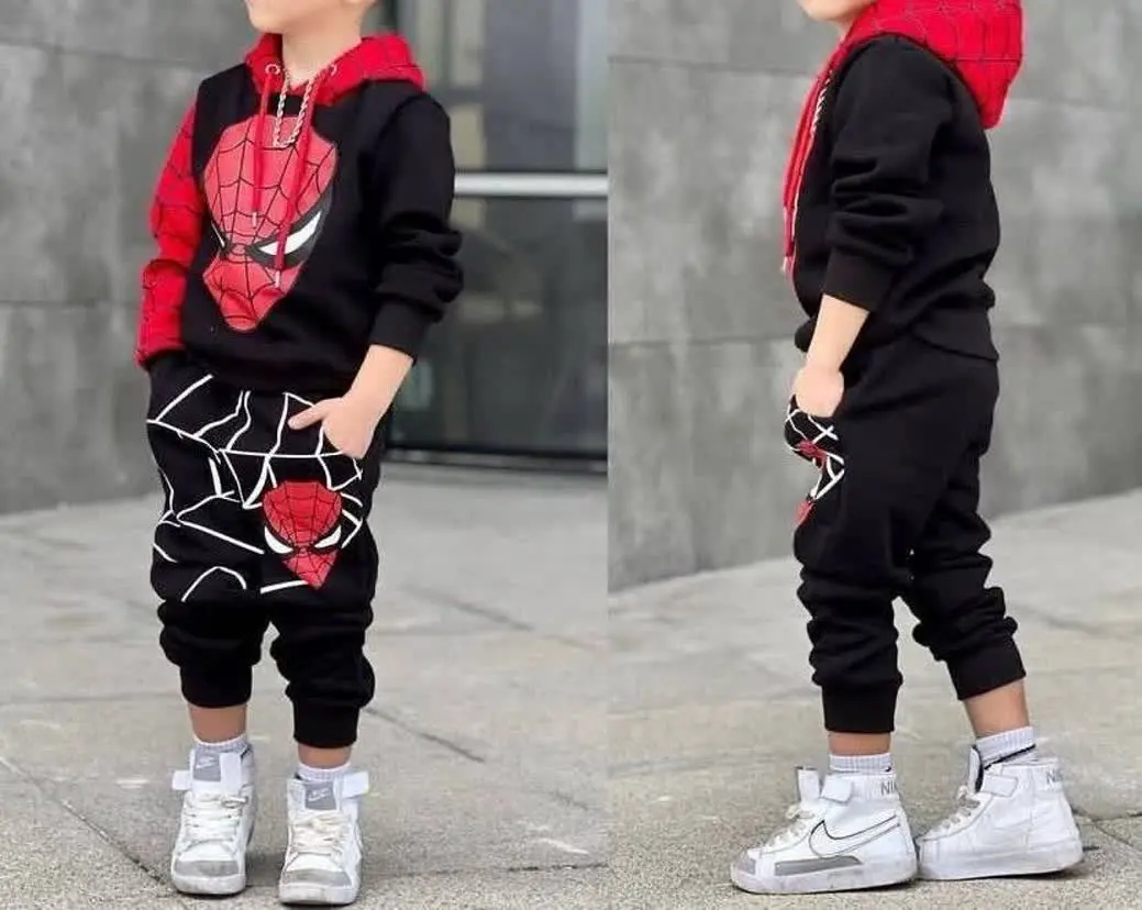 💎 نام: هودی شلوار مردعنکبوتی