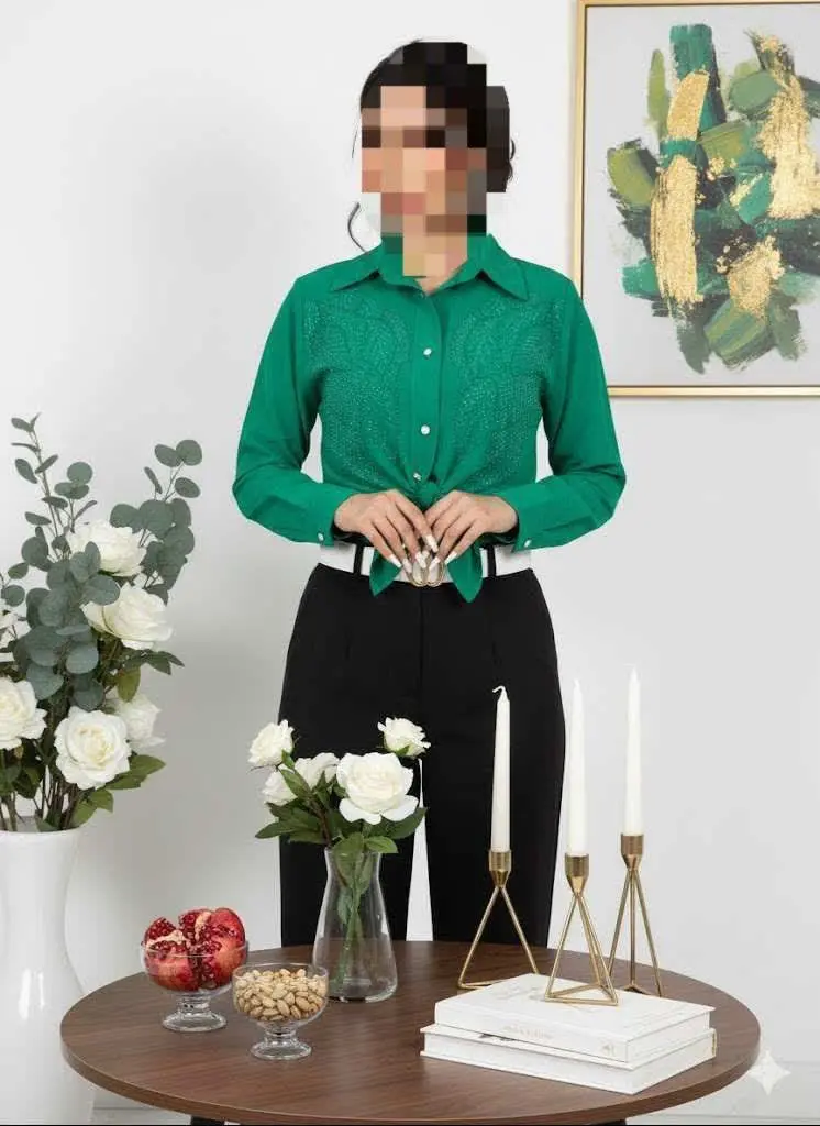 🌹شومیز یلدایی شیک😍