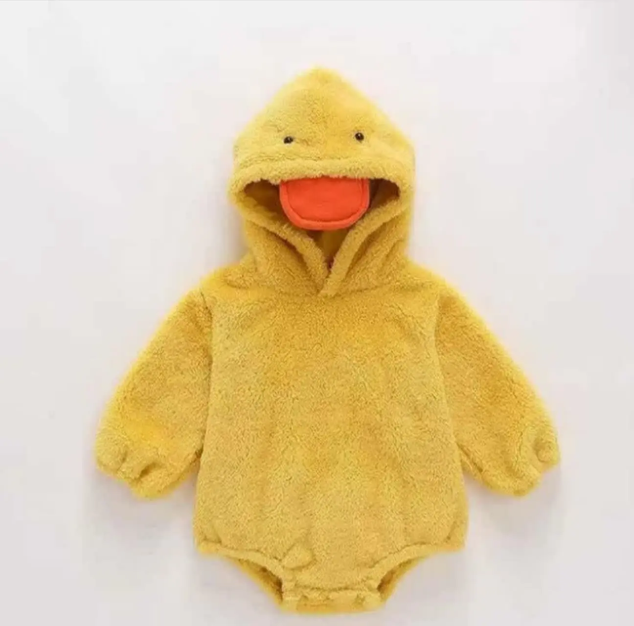 هودی زیر دکمه طرح اردک 
