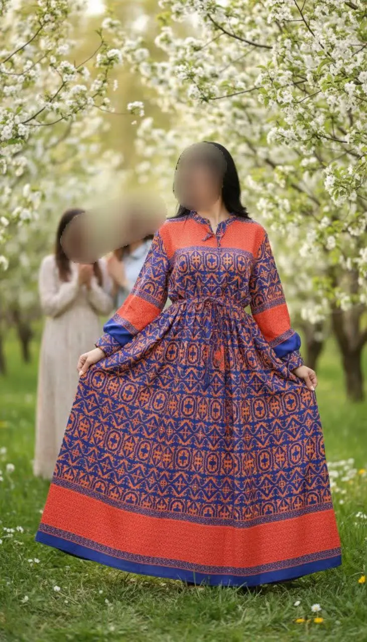 پیراهن ساحلی مزونی