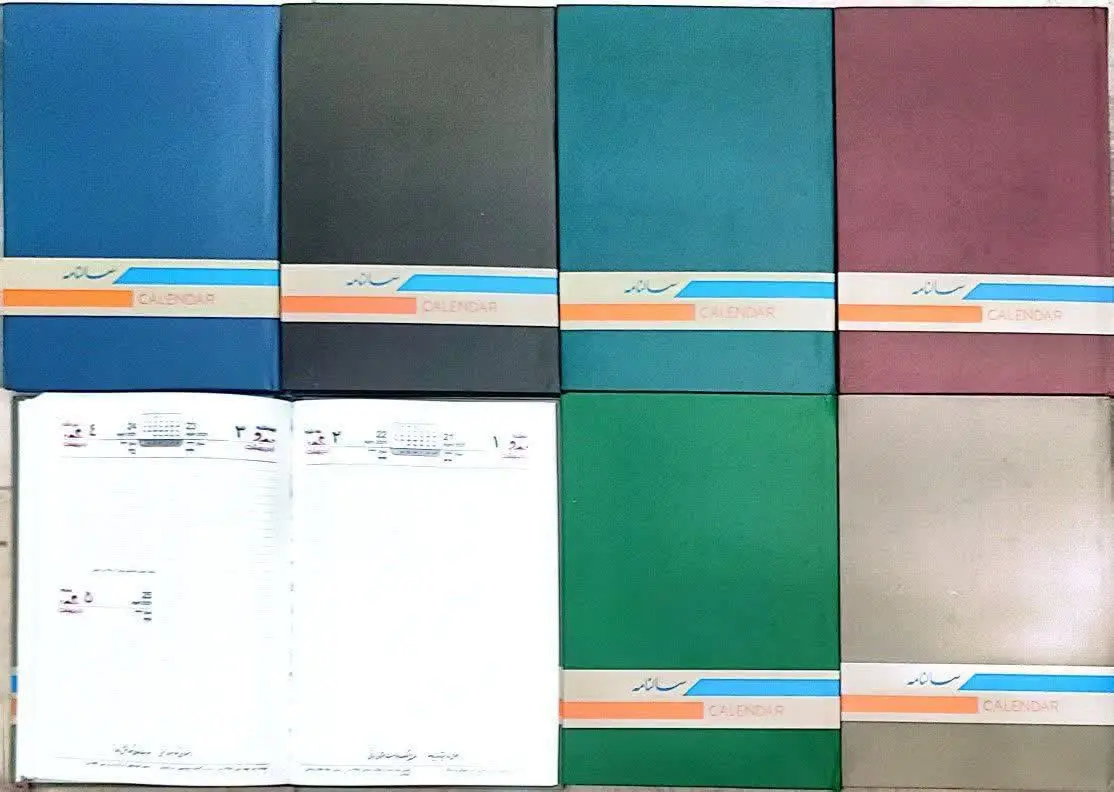 سررسید سلفونی وزیری دو روزه سال ۱۴۰۴
