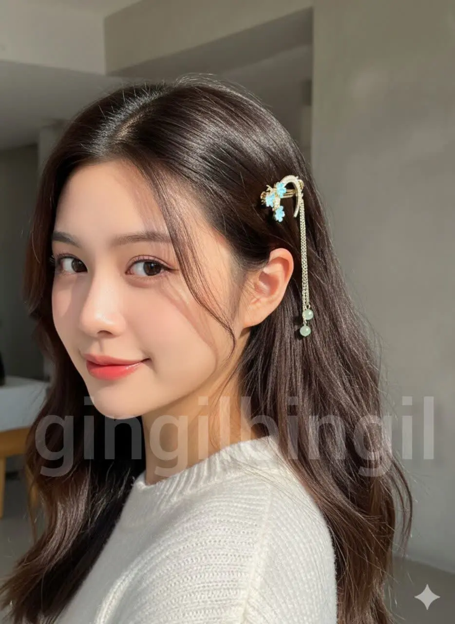 🌙گیره انبری ماه آویزدار