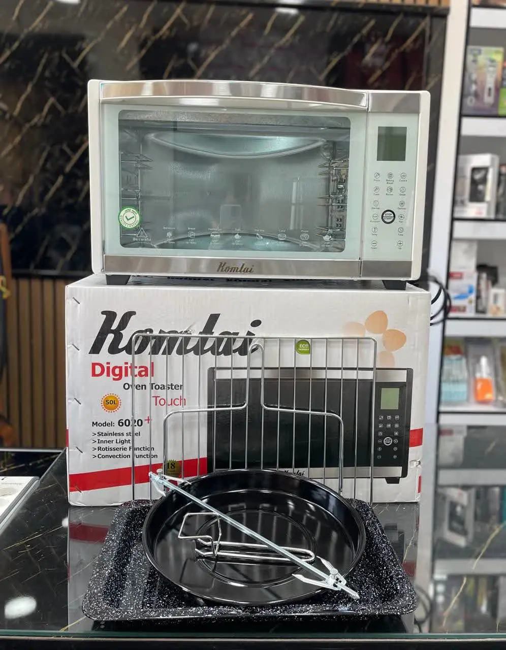 آون توستر تمام لمسی کومتای💥