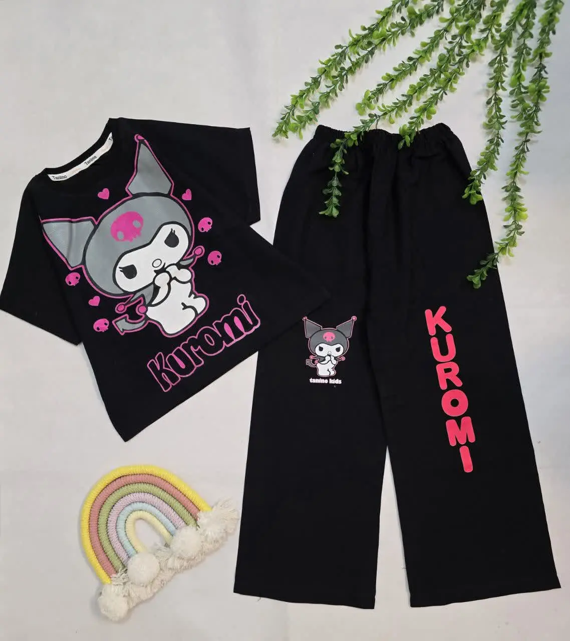 ست کراپ شلوار کرومی