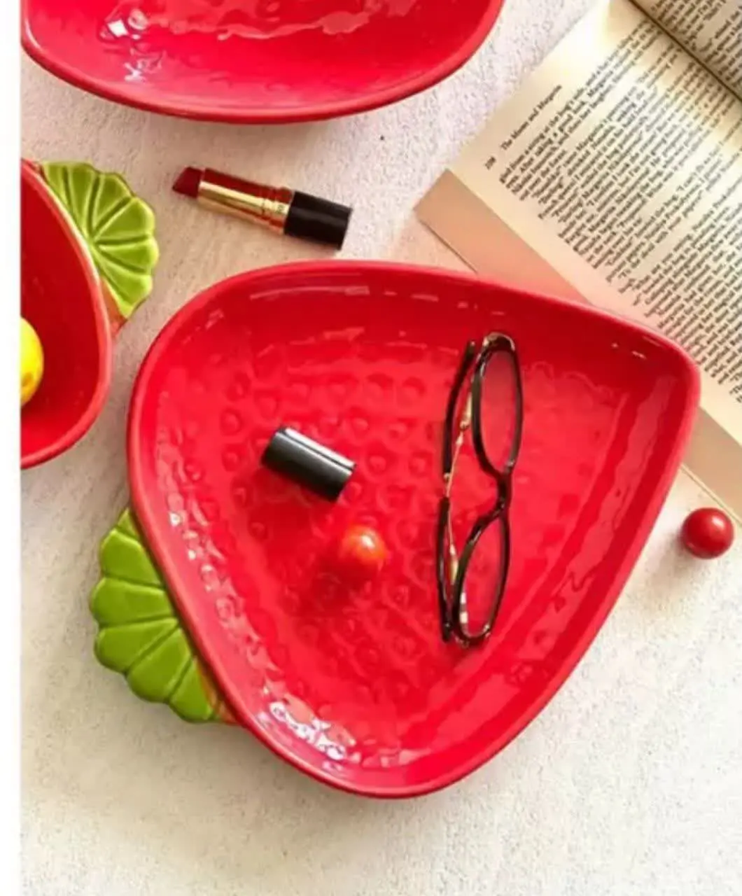 🌟بشقاب توت فرنگی سایز بزرگ