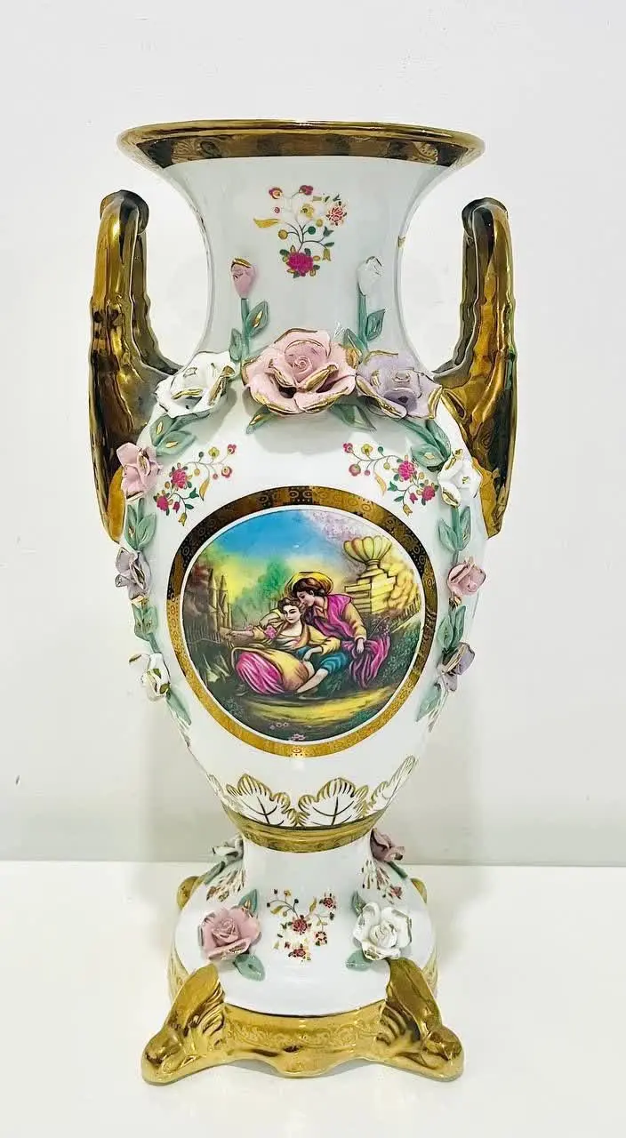 گلدان کاپی گل برجسته 
