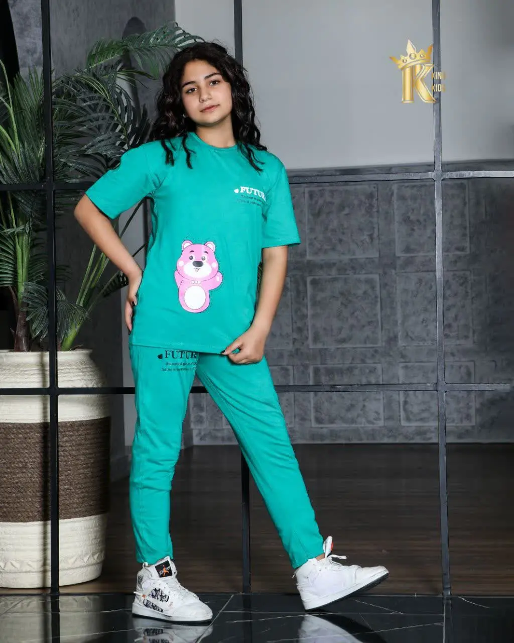 😍تیشرت شلوارک دخترانه یه رو تیپ لاکرا😍
