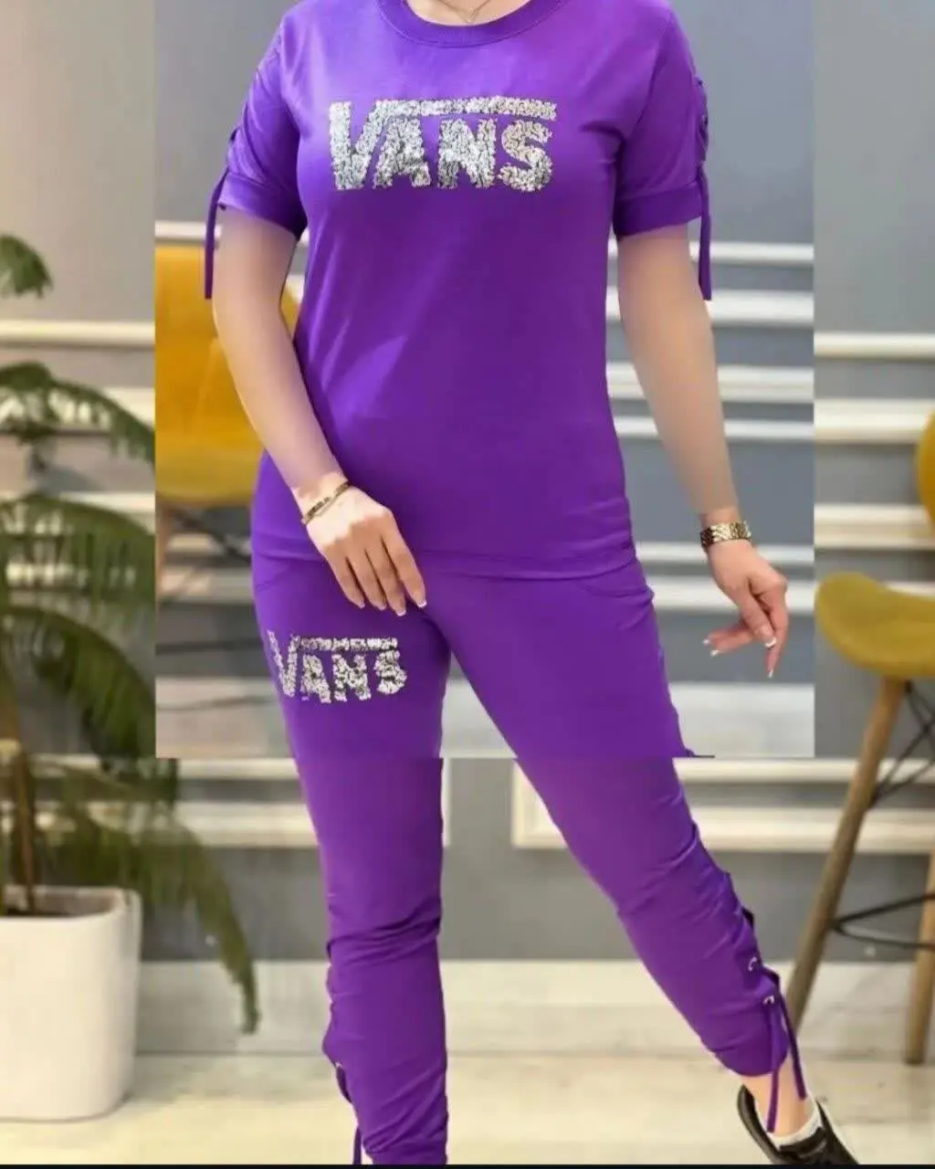 ❤️نام: تیشرت و شلوار مدل Vans
