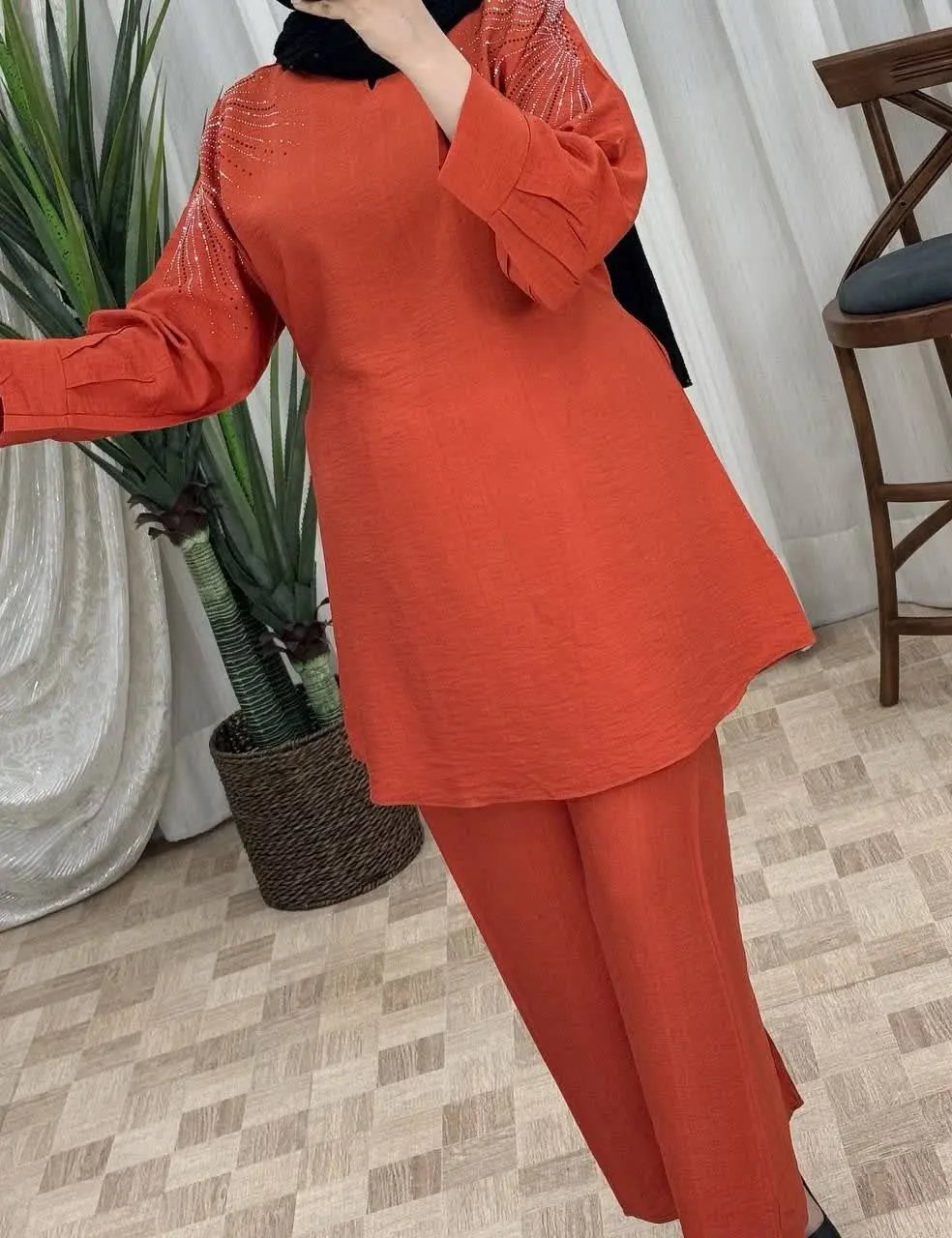 ✨نام: تونیک شلوار طاووس
