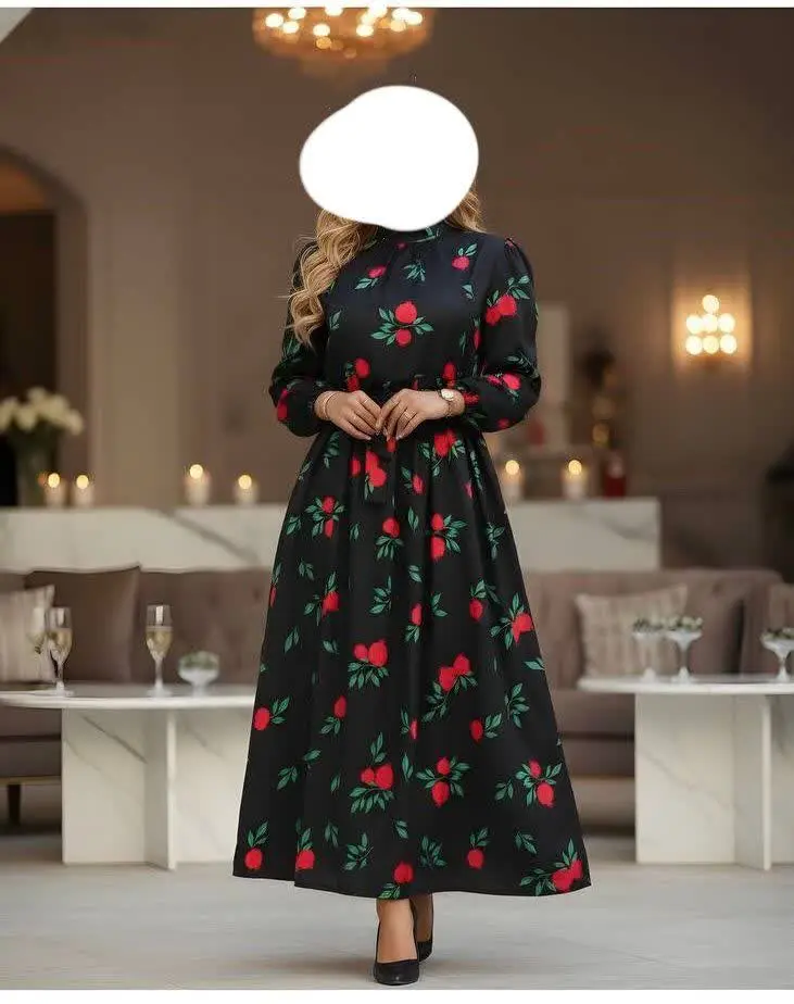 پیراهن و هدبند مدل انارگل