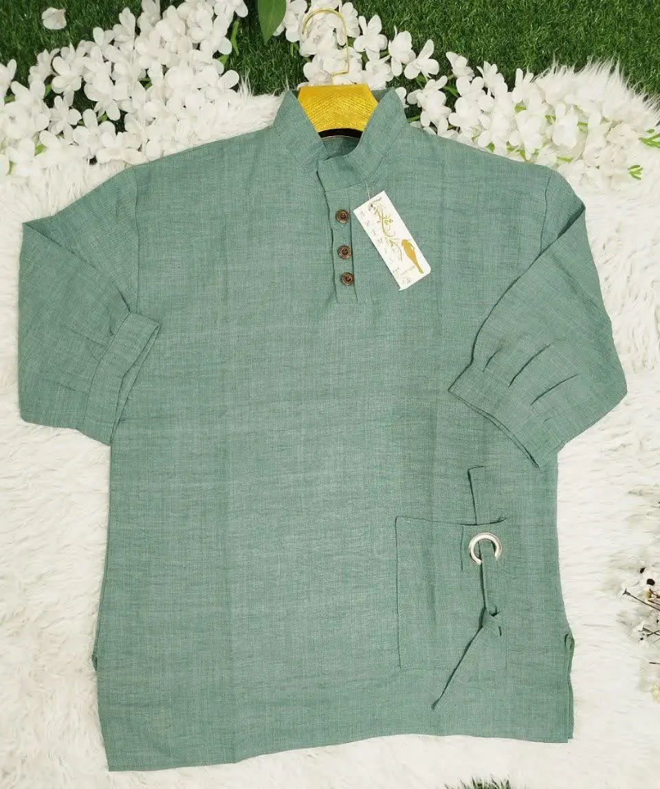 تونیک لنین جیب حلقه
